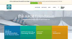 Desktop Screenshot of abimfoundation.org