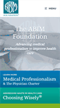 Mobile Screenshot of abimfoundation.org